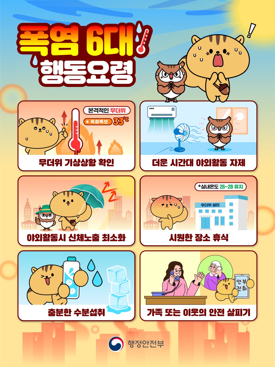 폭염행동요렴