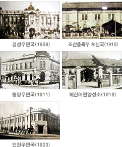 정보통신공무원교육원(1999), 우정사업본부(2000), 서울강남우체국(2002), 서울중앙우체국(2010)